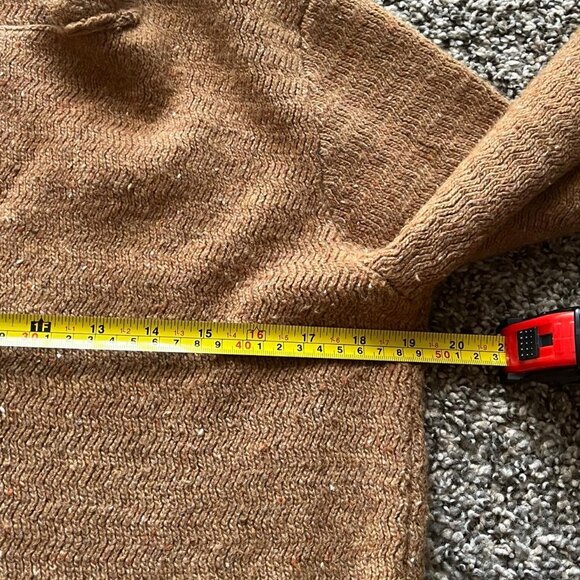 Jcrew Wool Coat Small Trench-style Tan Womens Small Classic Winter Longline Coat - Picture 7 of 8